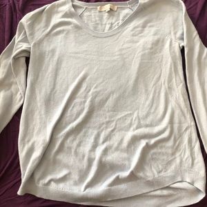 Light blue loft sweater medium